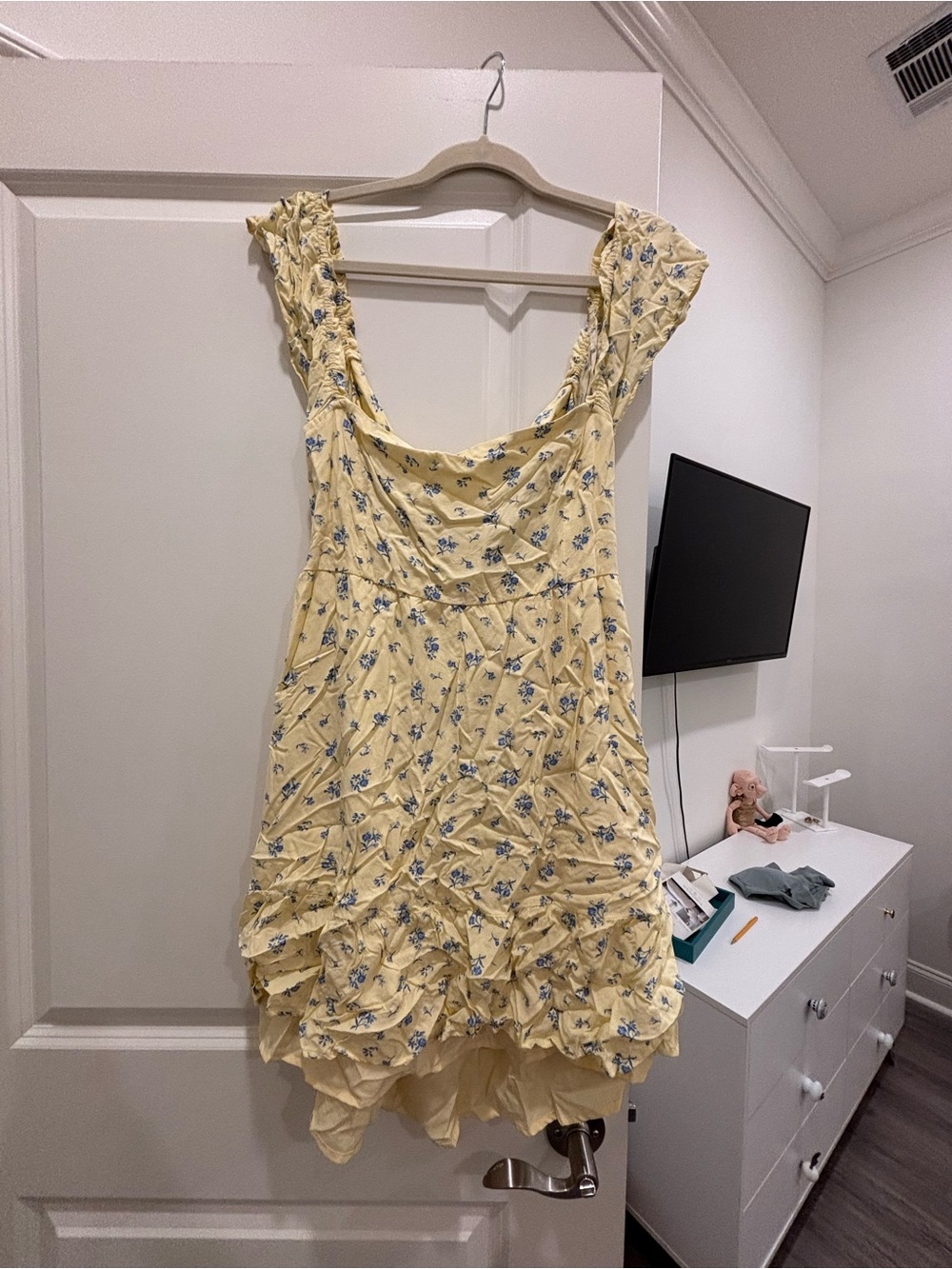 Hollister Yellow Floral Sundress